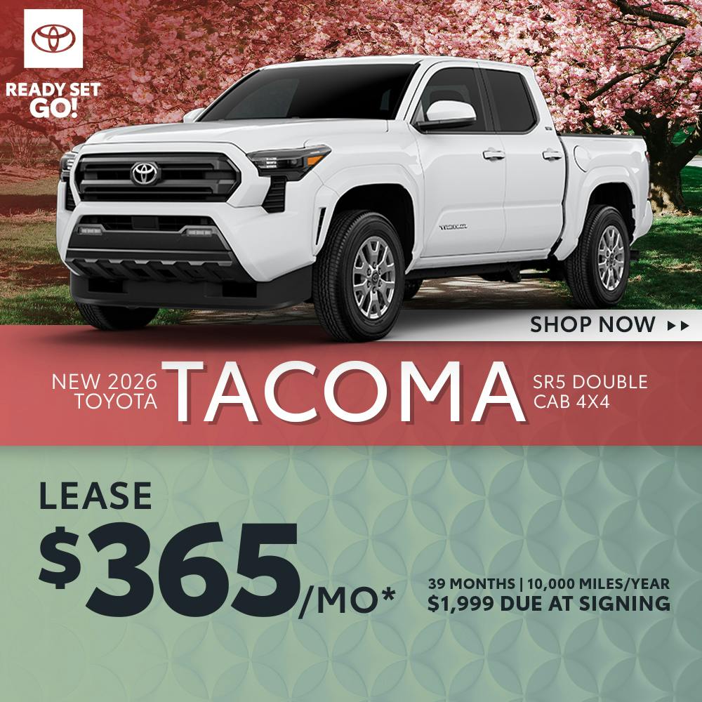 New 2026 Toyota Tacoma SR5 Double Cab 4X4
