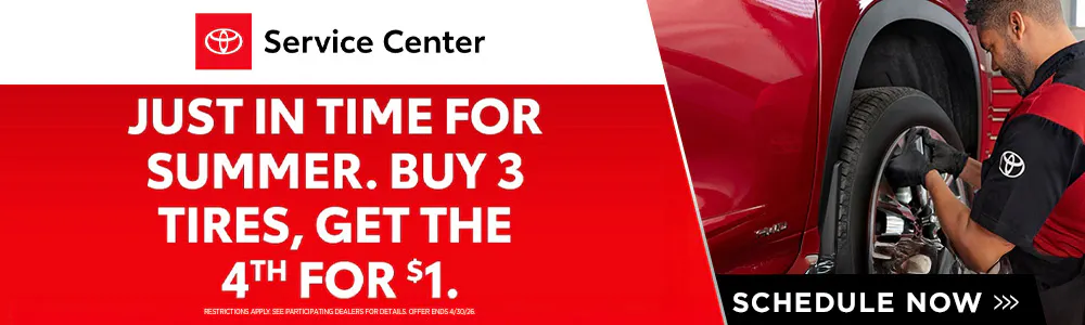 BUY 3 TIRES, GET THE 4TH FOR $1 | Jim Norton Toyota