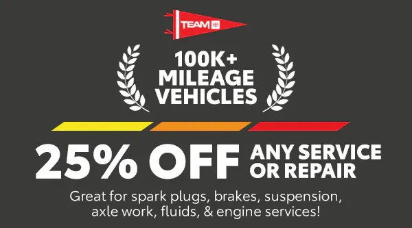 25% Off – 100K+ Mileage | Team Toyota of Princeton