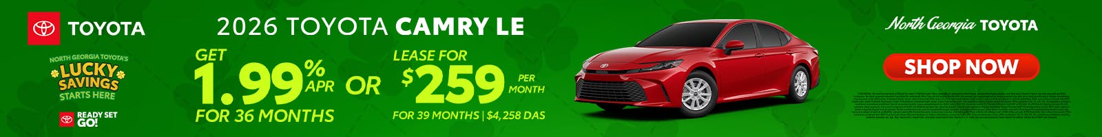 Toyota Camry Special Offer