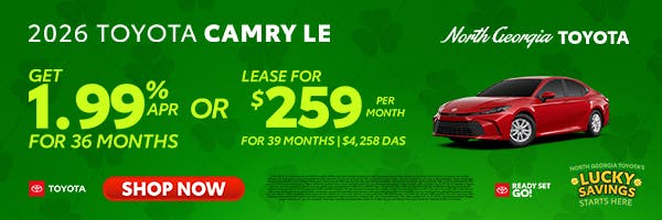 Toyota Camry Special Offer | North Georgia Toyota