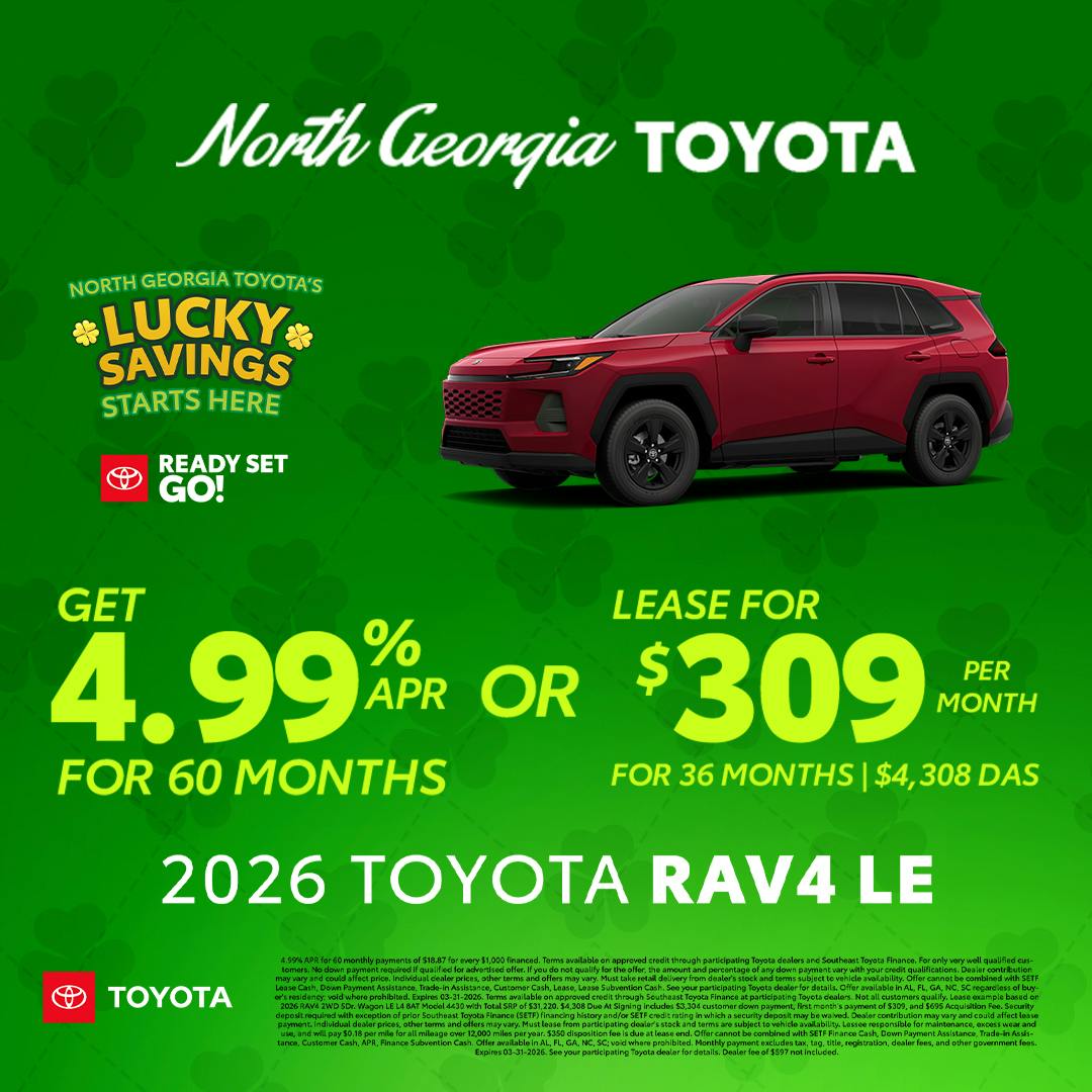 Toyota RAV4 Special Offer