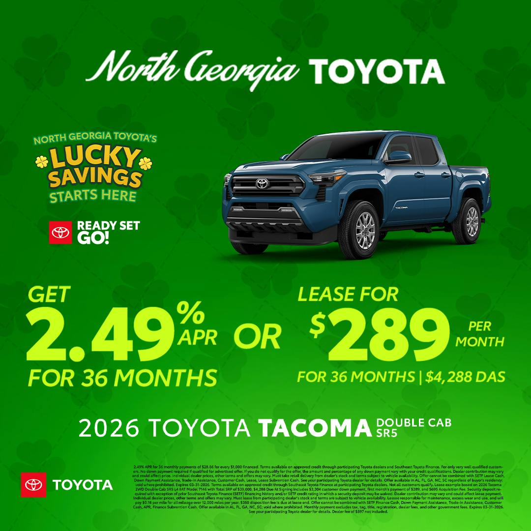 Toyota Tacoma Special Offer