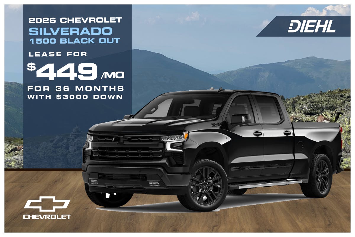 New 2026 Chevrolet Silverado 1500 4X4 Crew | Diehl Chevrolet of Hermitage
