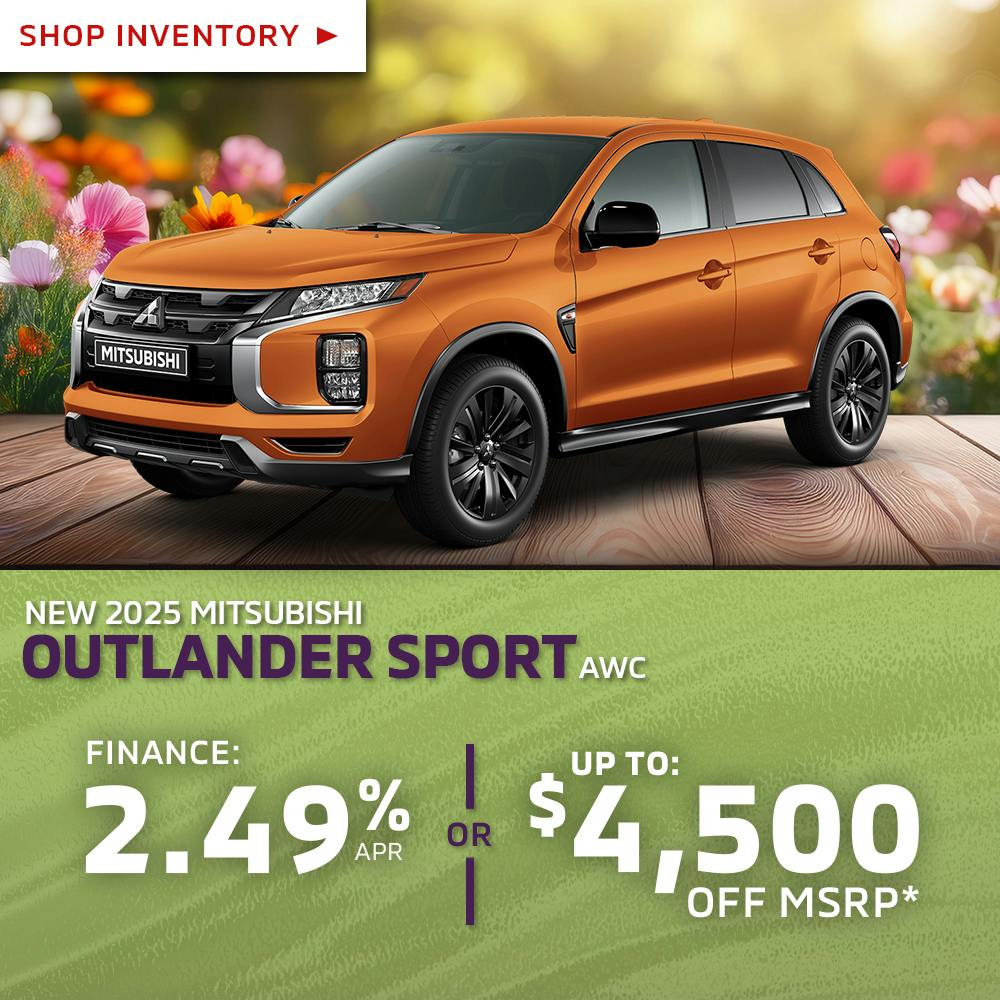 New 2025 Mitsubishi Outlander Sport AWC