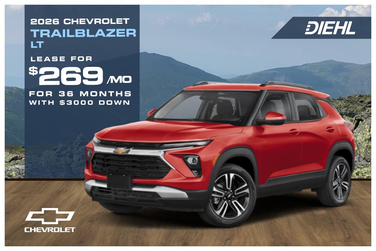 New 2026 Chevrolet Trailblazer LT AWD | Diehl Chevrolet of Hermitage