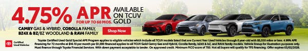 4.75% APR for up to 60 mo | Priority Toyota Springfield