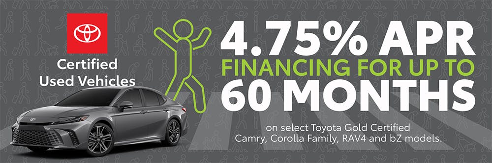 Certified Vehicle APR | Team Toyota of Princeton