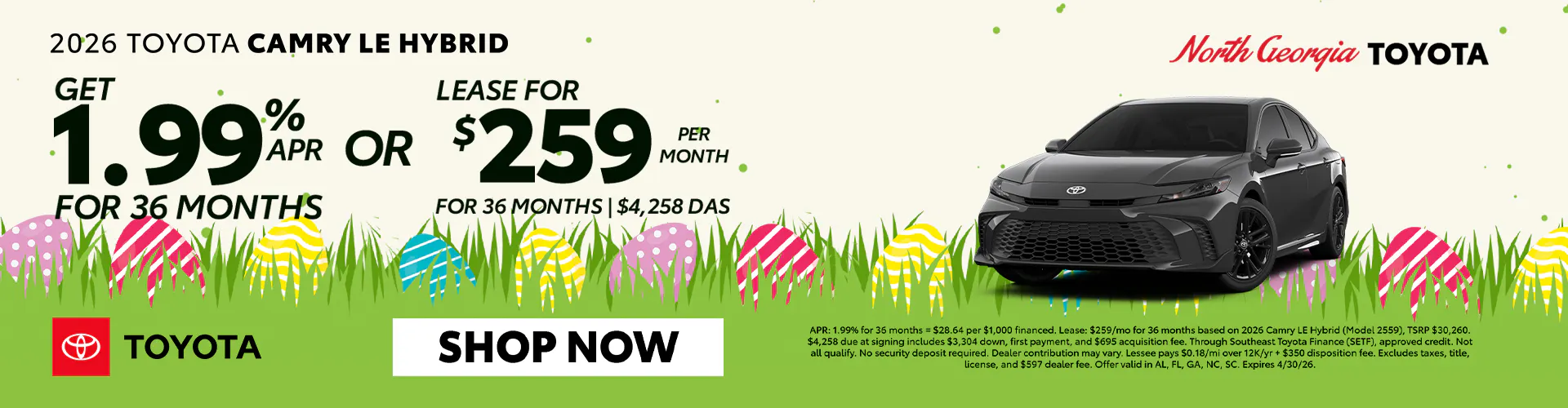 2026 Toyota Camry LE Hybrid