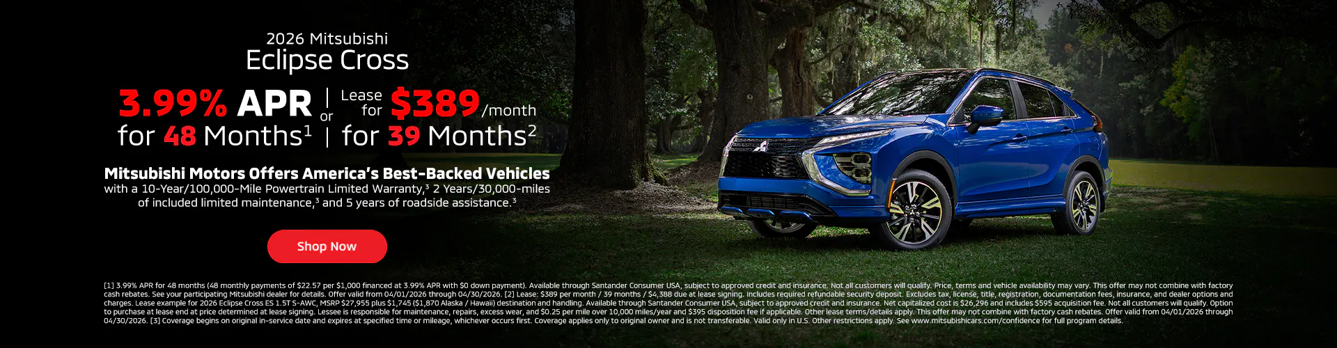 April 2026 Eclipse Cross | Diehl Mitsubishi