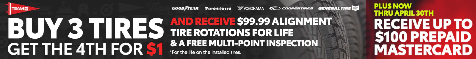 Buy 3 Tires Prepaid | Team Toyota of Princeton