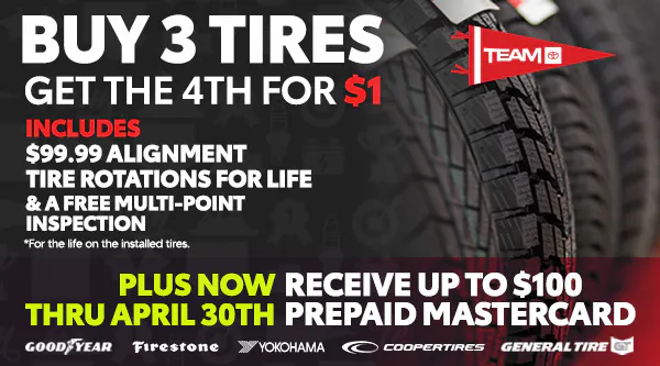 Buy 3 Tires Prepaid | Team Toyota of Princeton