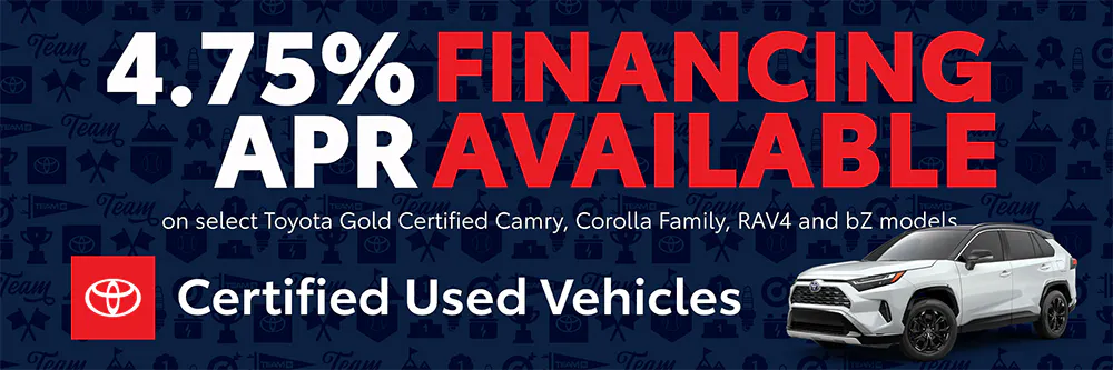 Certified Vehicle APR | Team Toyota of Princeton