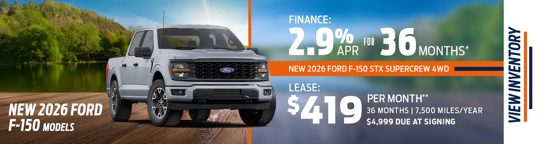 New 2026 Ford F-150 Models OR New 2026 Ford F-150 STX SuperCrew 4WD