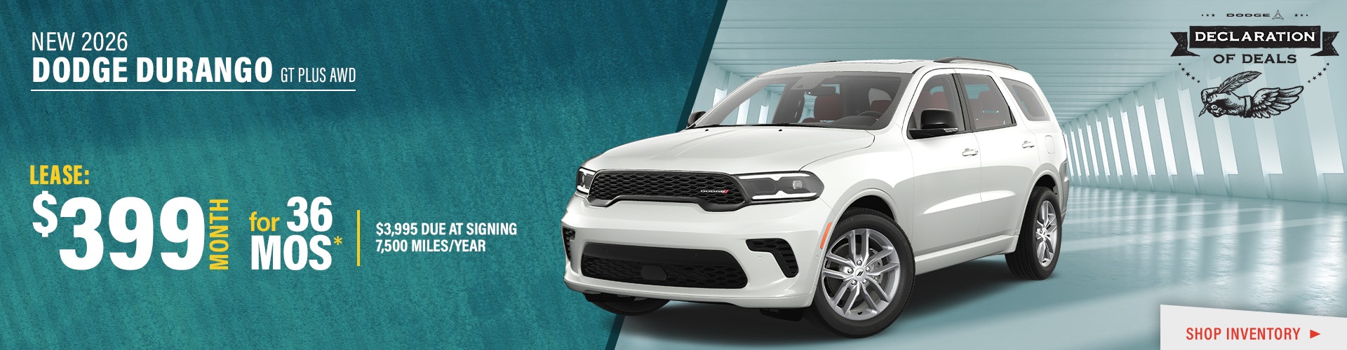 New 2026 Dodge Durango GT Plus AWD