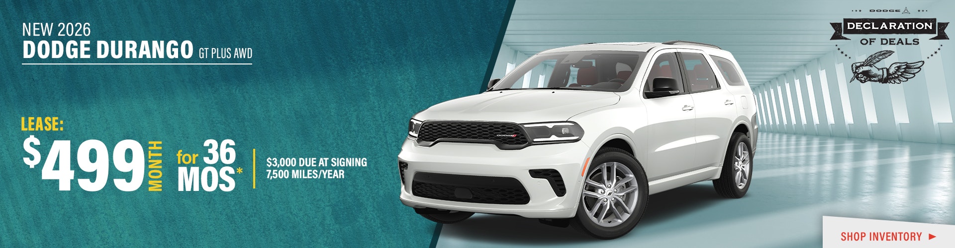 New 2026 Dodge Durango GT Plus AWD