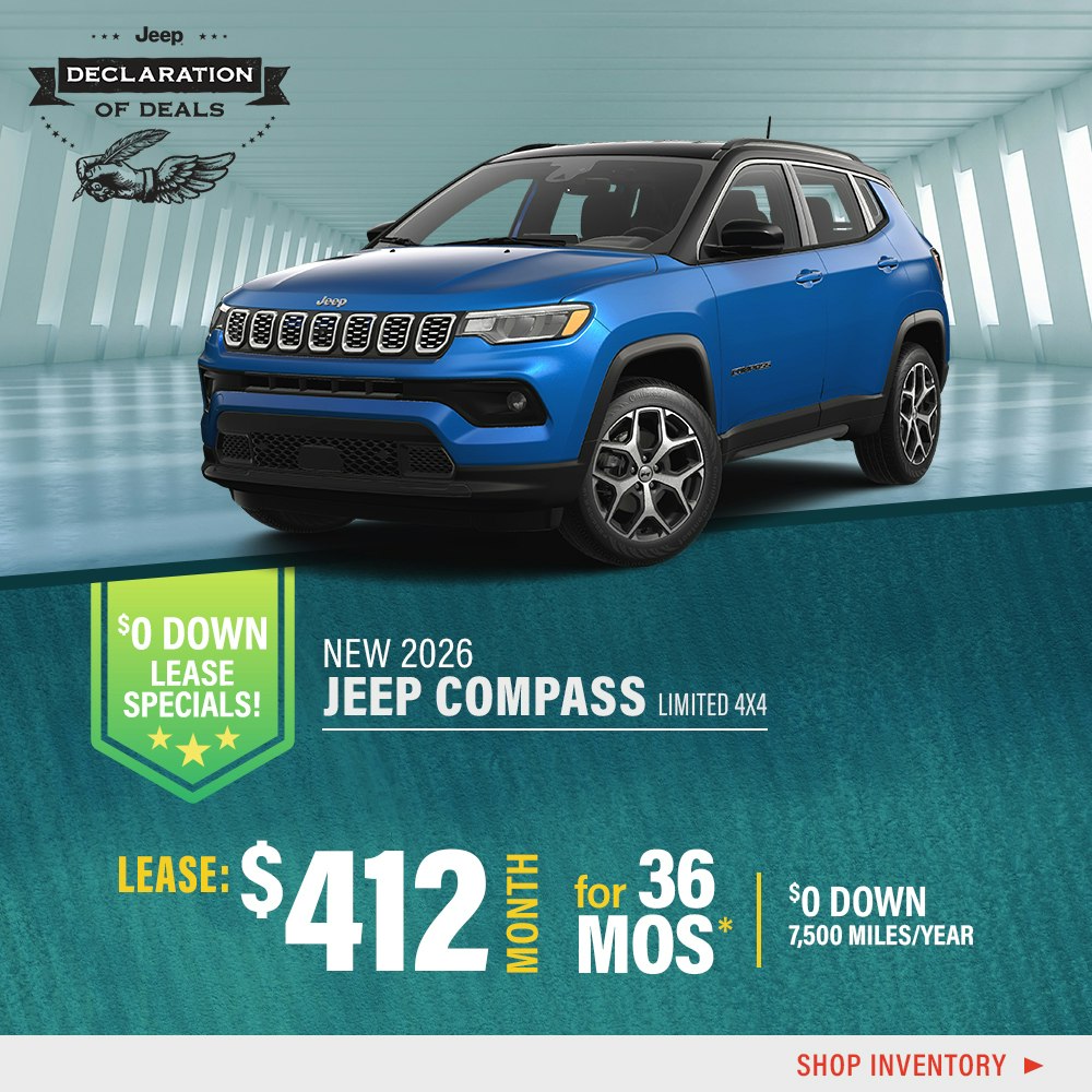 New 2026 Jeep Compass Limited 4X4