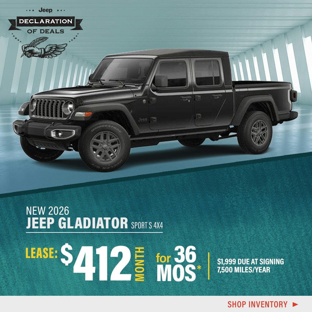 New 2026 Jeep Gladiator Sport S 4X4