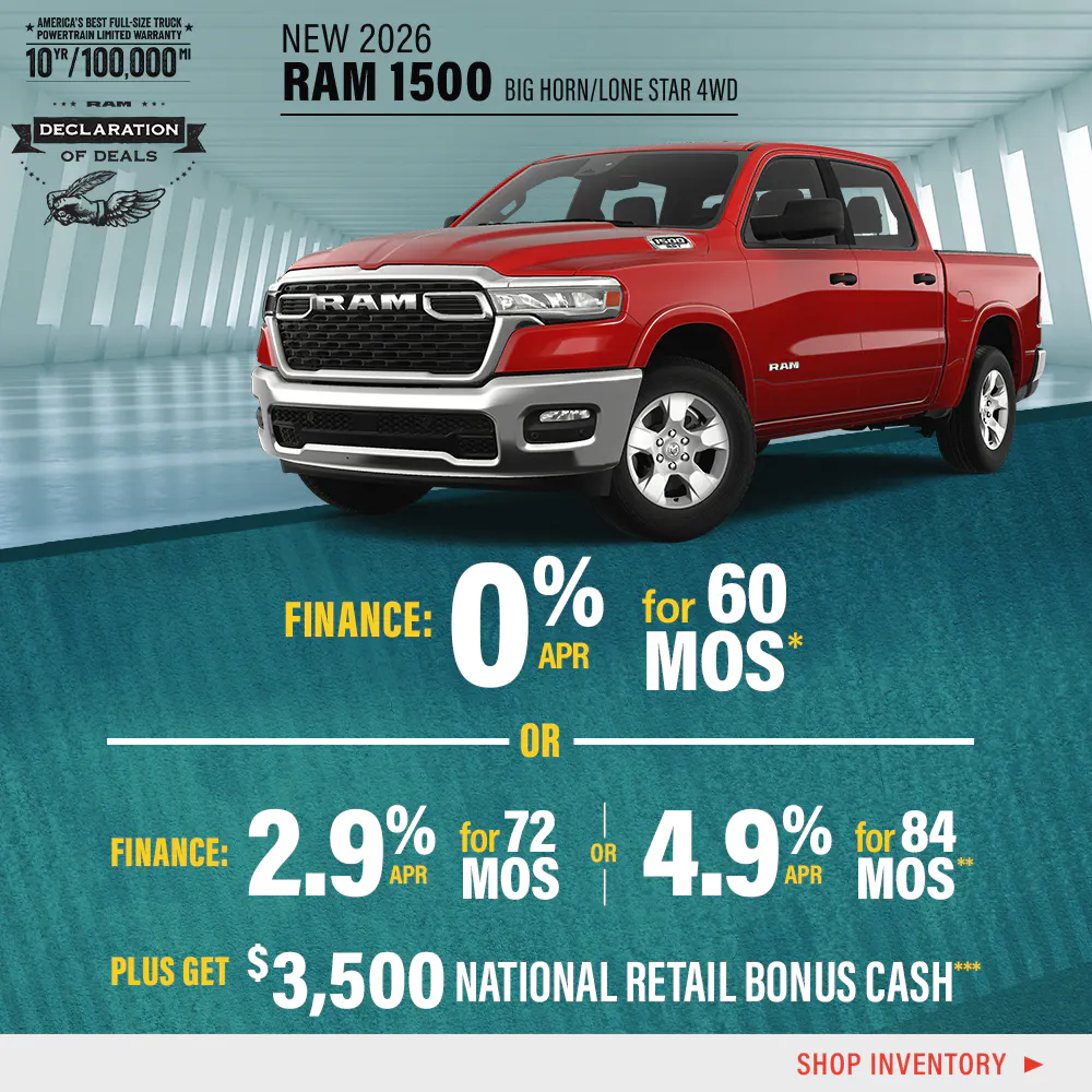 New 2026 Ram 1500 Bighorn