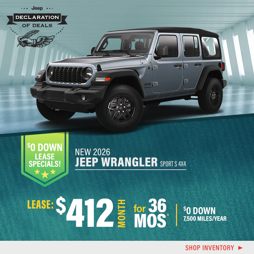 New 2026 Jeep Wrangler Sport S 4-Door 4X4