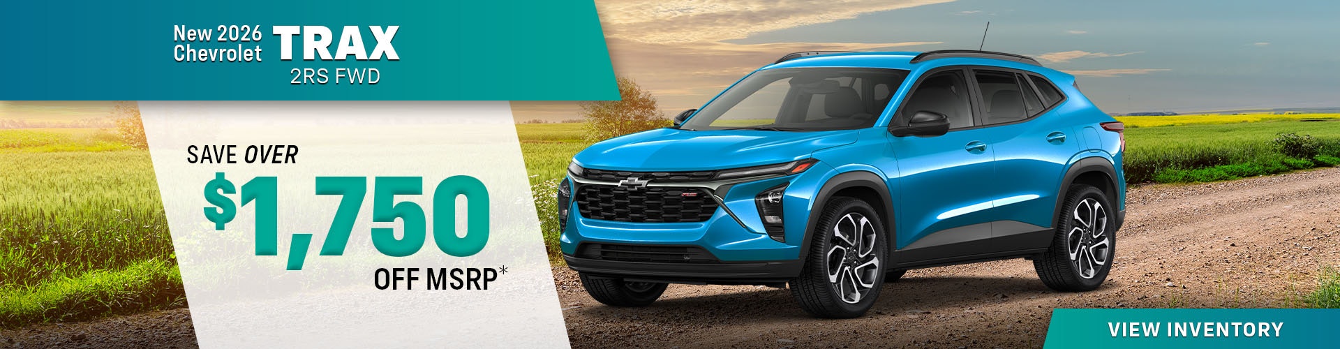 New 2026 Chevrolet Trax 2RS FWD