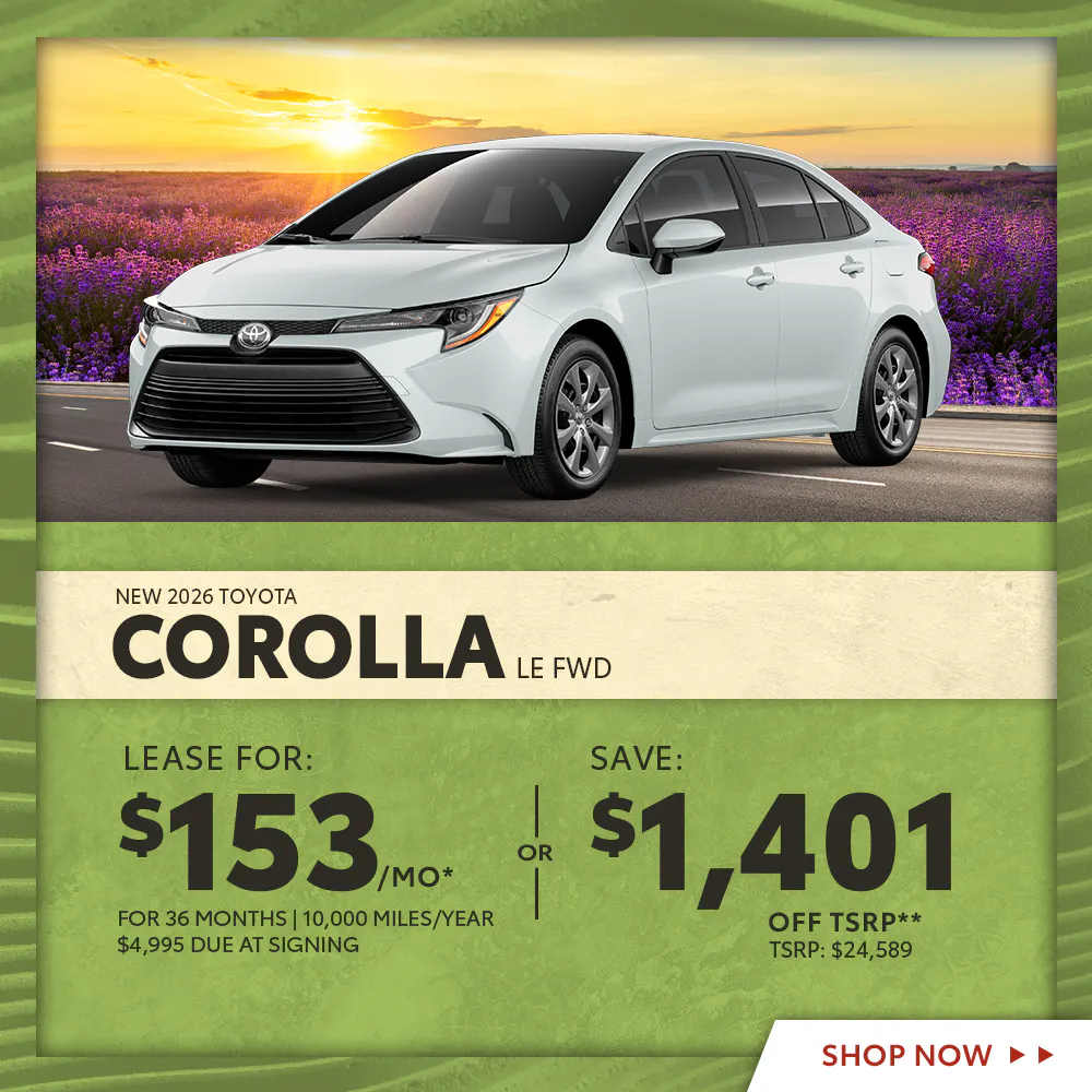 New 2026 Toyota Corolla LE FWD
