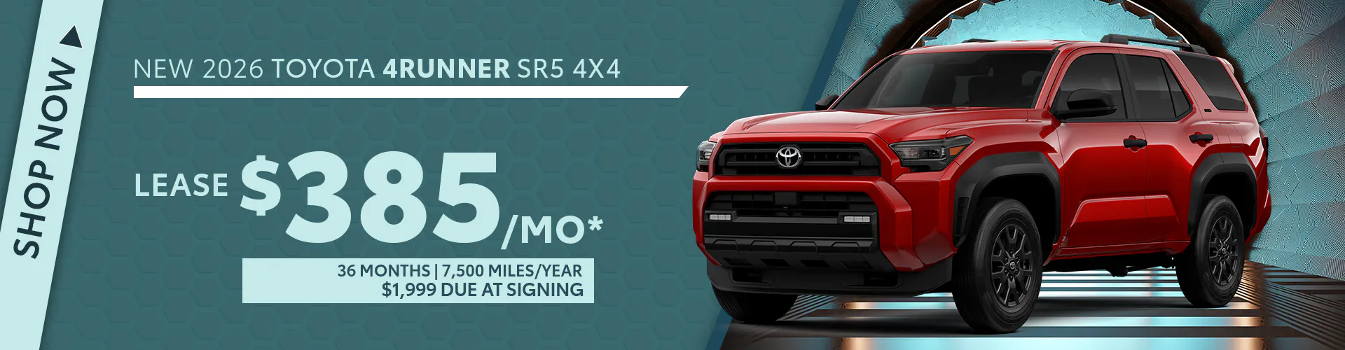 New 2026 Toyota 4Runner SR5 4X4