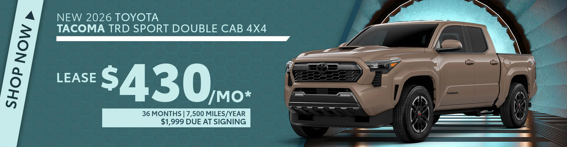 New 2026 Toyota Tacoma TRD Sport Double Cab 4X4