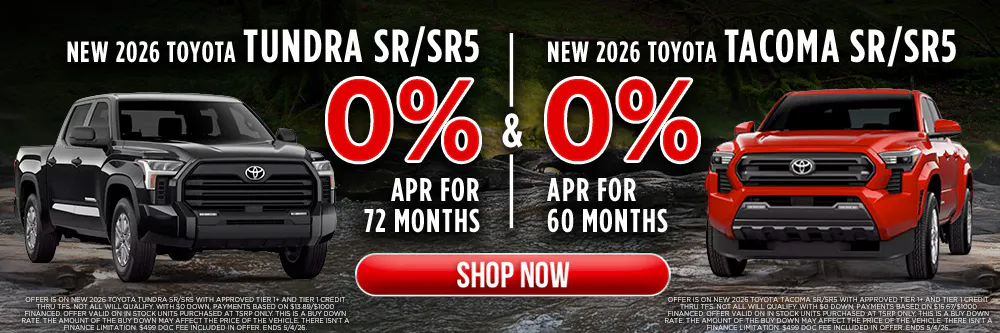 NEW 2026 TOYOTA TUNDRA SR/SR5 & NEW 2026 TOYOTA TACOMA SR/SR5 | Jim Norton Toyota