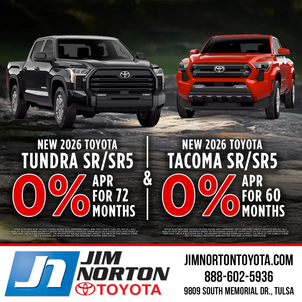 NEW 2026 TOYOTA TUNDRA SR/SR5 & NEW 2026 TOYOTA TACOMA SR/SR5 | Jim Norton Toyota