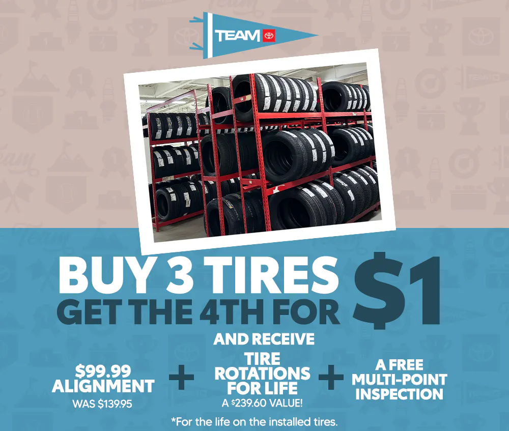Buy 3 Tires | Team Toyota of Princeton