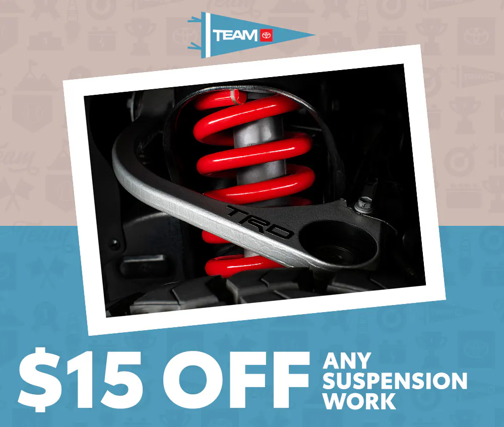 Suspension Special | Team Toyota of Princeton