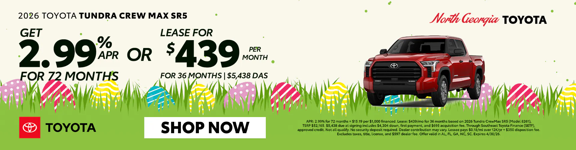 2026 Tundra Crewmax SR5