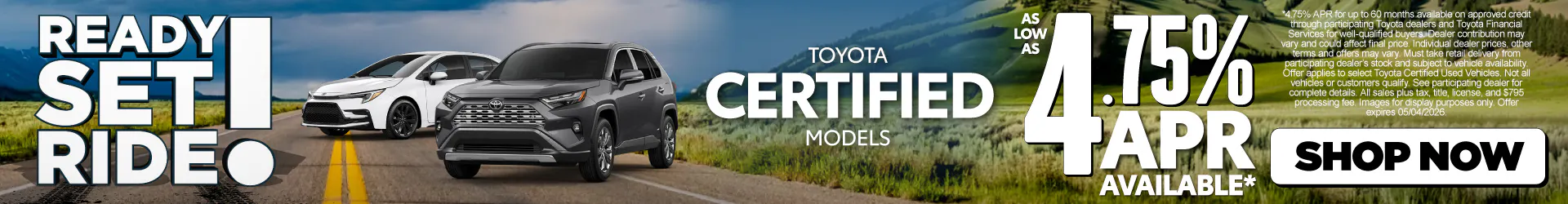 SAM – TOYOTA CERTIFIED MODELS