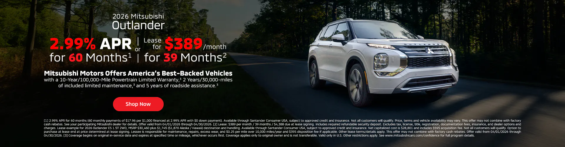 April 2026 Outlander | Diehl Mitsubishi