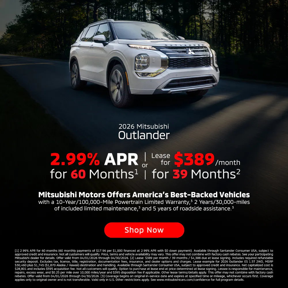 April 2026 Outlander | South Park Mitsubishi