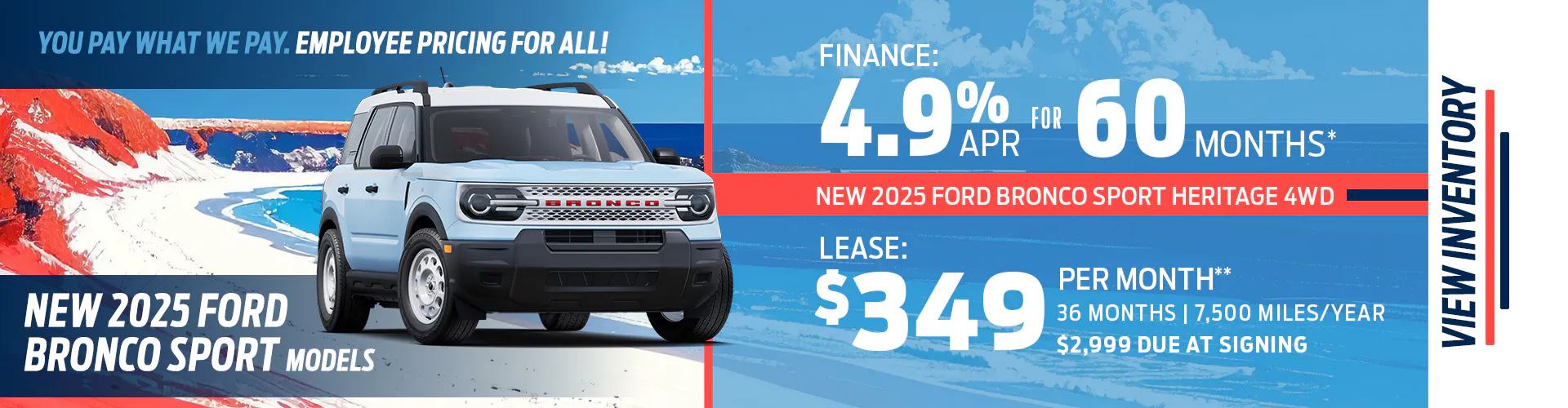 New 2025 Ford Bronco Sport Models