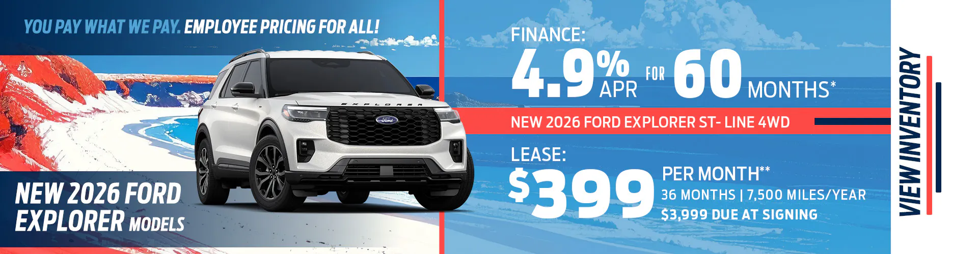 New 2026 Ford Explorer Models