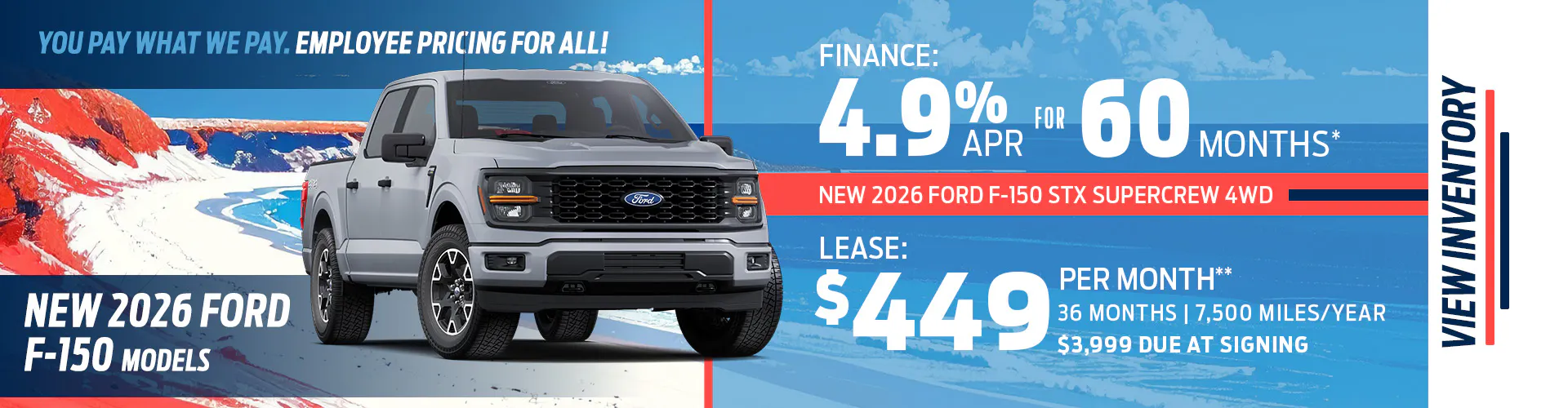 New 2026 Ford F-150 Models