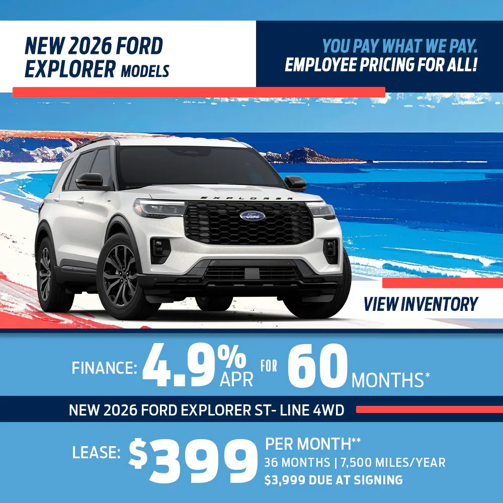 New 2026 Ford Explorer Models