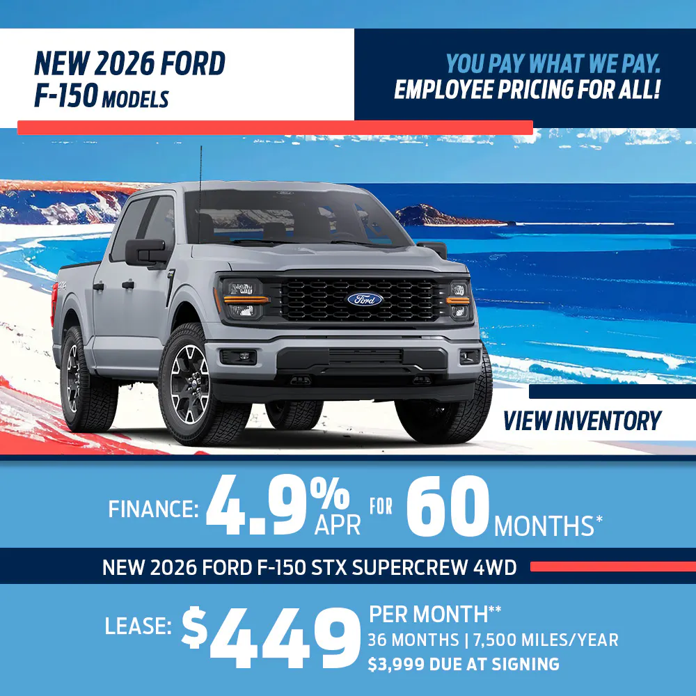 New 2026 Ford F-150 Models