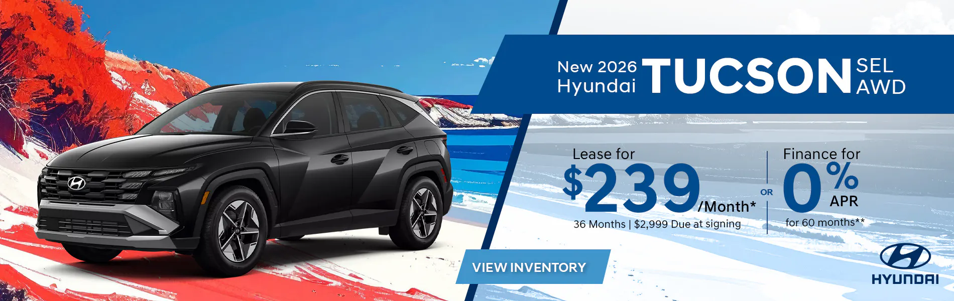 New 2026 Hyundai Tucson SEL AWD