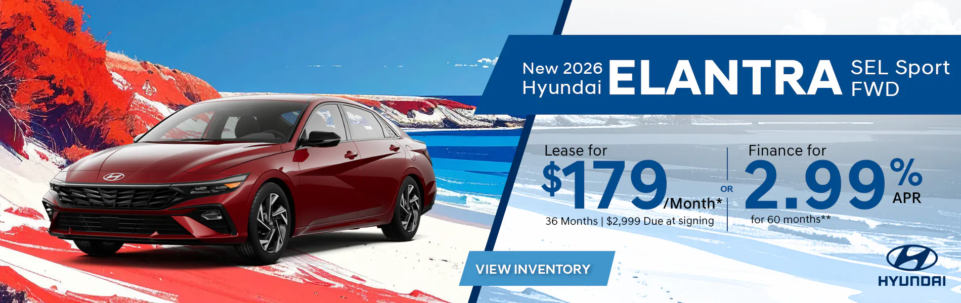 New 2026 Hyundai Elantra SEL Sport FWD