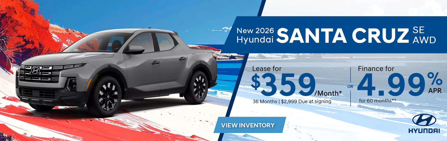 New 2026 Hyundai Santa Cruz SE AWD