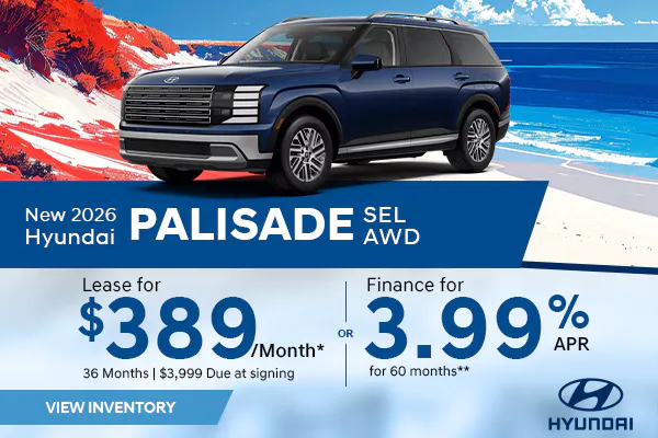 New 2026 Hyundai Palisade SEL AWD