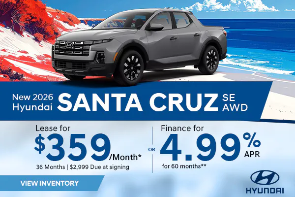 New 2026 Hyundai Santa Cruz SE AWD
