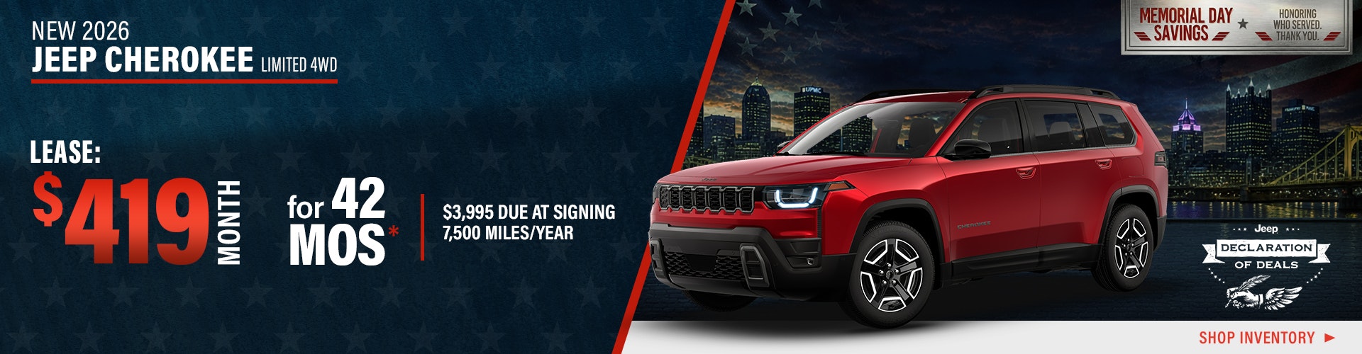 New 2026 Jeep Cherokee Limited 4WD