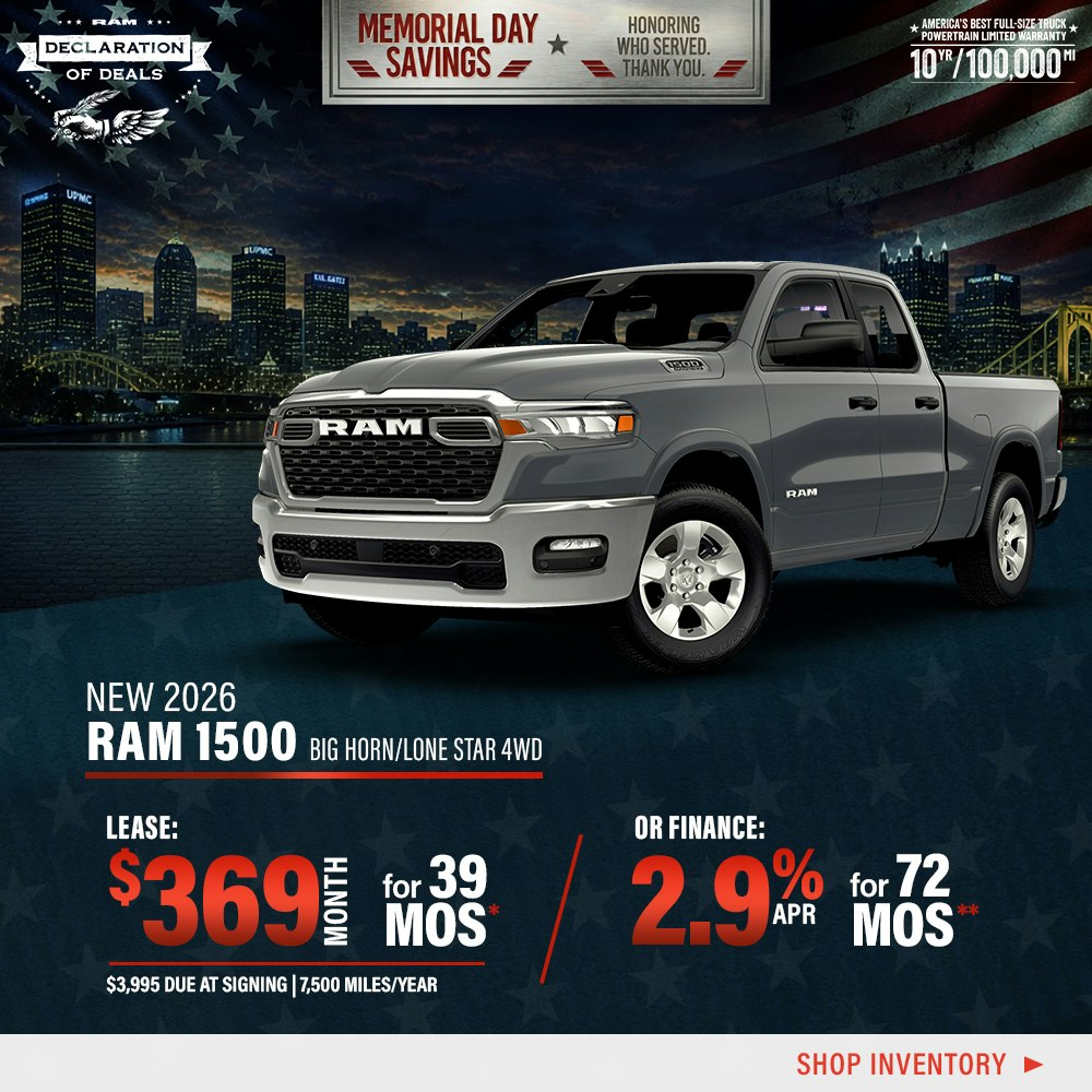 New 2026 RAM 1500Big Horn/Lone Star 4WD