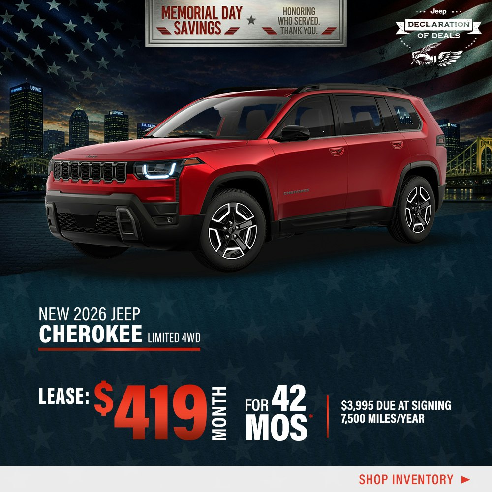 New 2026 Jeep Cherokee Limited 4WD