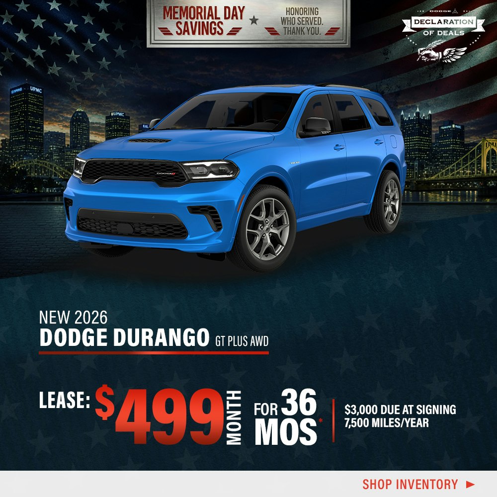 New 2026 Dodge Durango GT Plus AWD